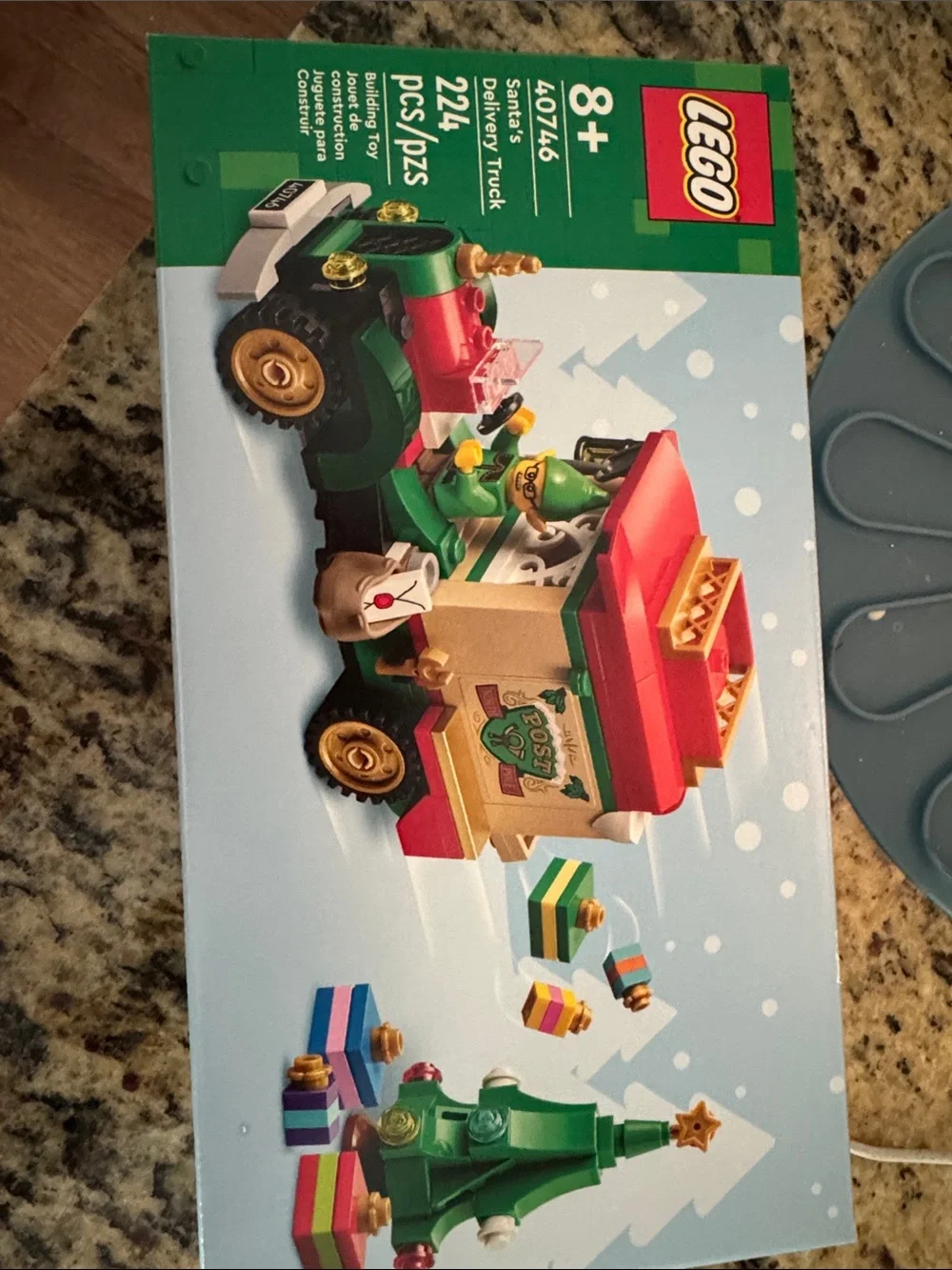 New and sealed- Santa’s LEGO Green and Red Holiday Delivery Truck Building Set